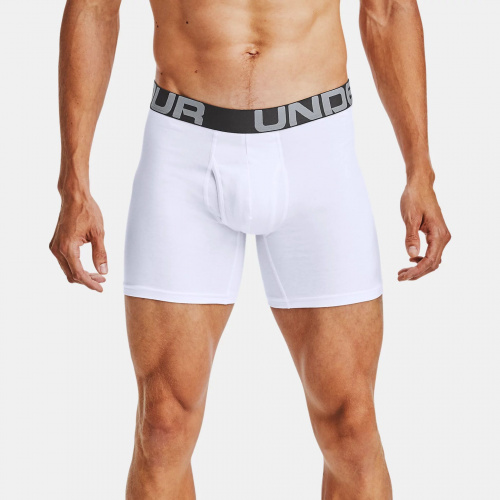 Accessories - Under Armour Charged Cotton 6inch Boxerjock 3 Pack 3617 | Fitness 